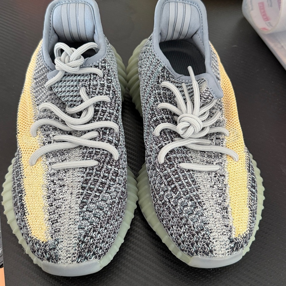 Yeezy addidas Multicolor Knit Sneakers - Cream, Tan, Gray